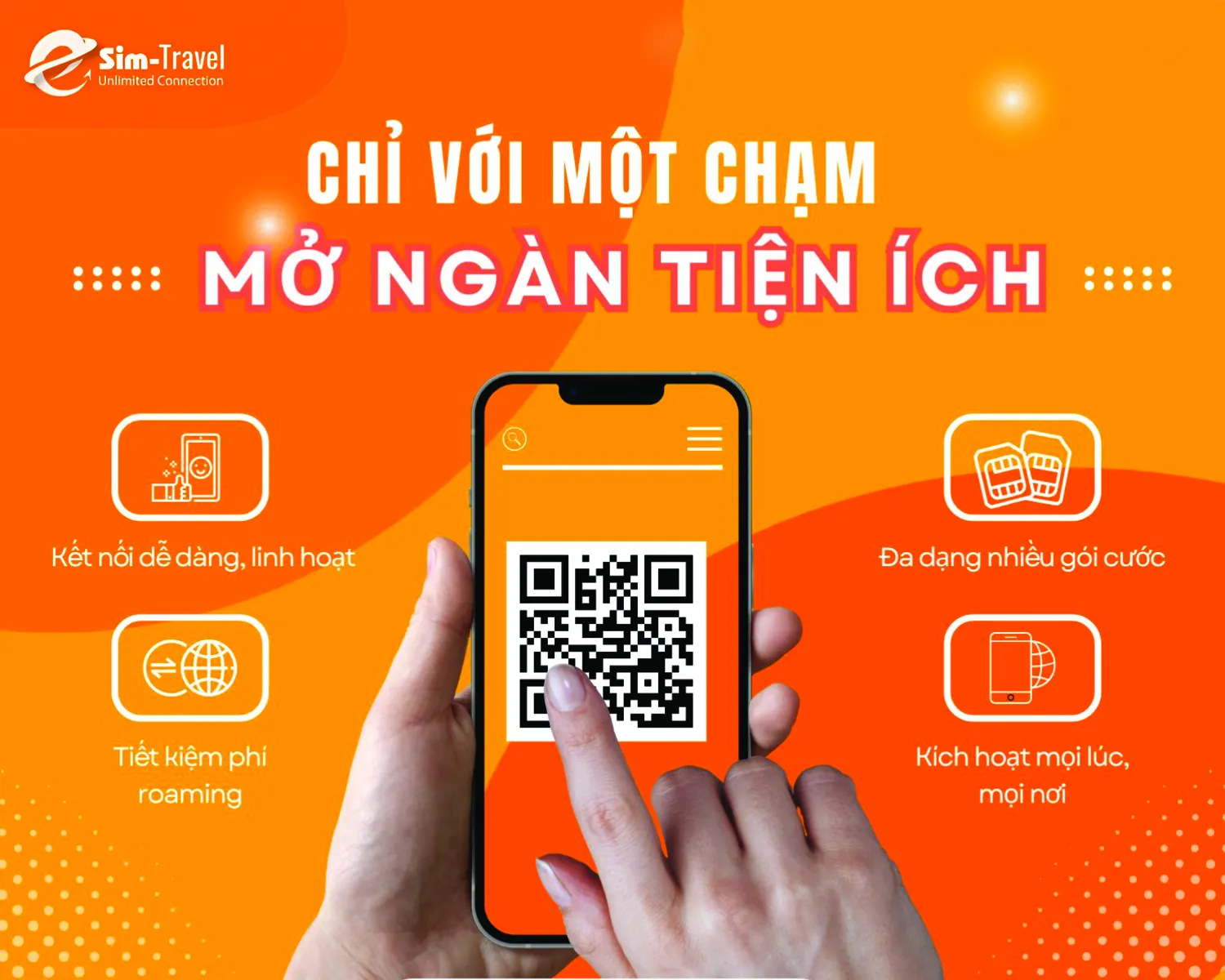 Sim Du Lịch - Vi Vu Toàn Cầu, Kết Nối Mạng Tốc Độ Cao 